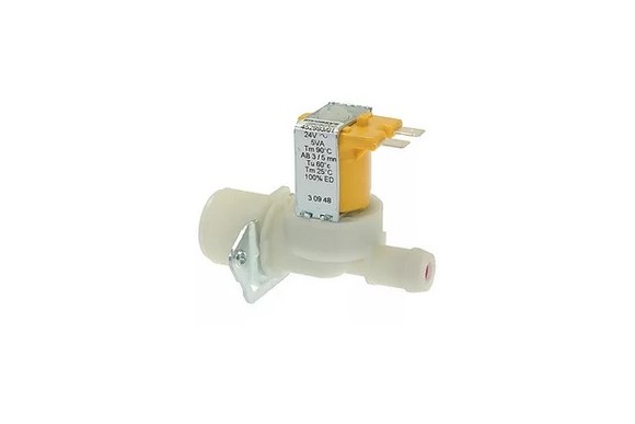 Electrovalvula 1 via 180º 24V AC DC tubo 13mm