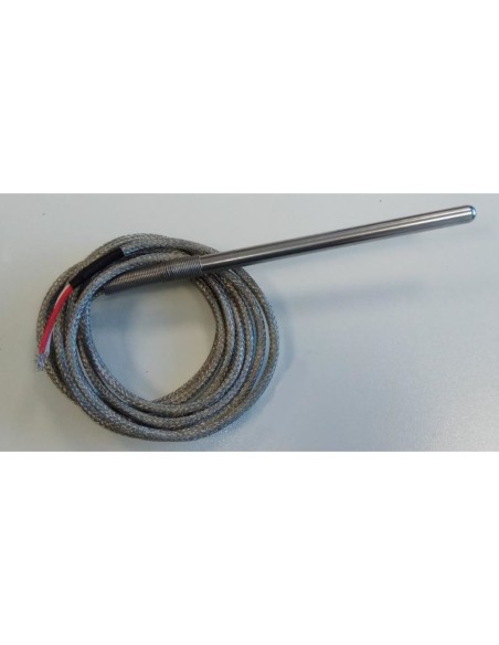 Sonda PT100 3 hilos 1,5 metos 6x100mm. Vetrotrex