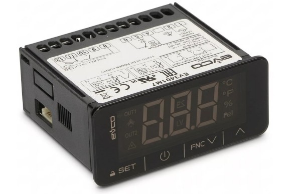 Termostato digital 2 Reles Evco EV3401M7