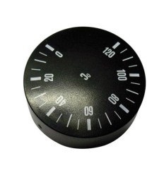 Boton de mando con regulacion 0 a 120º d42 mm. neg