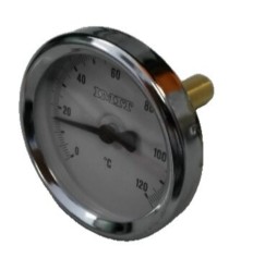 Termometro 0-120ºC d:63 mm bulbo 50mm 1/2"