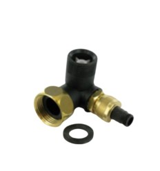 Racord + grifo descarga Saunier isotwin