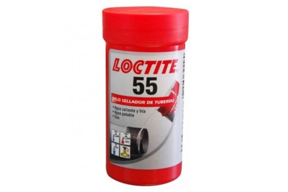 Hilo sellador tuberia Loctite 55 24x150m