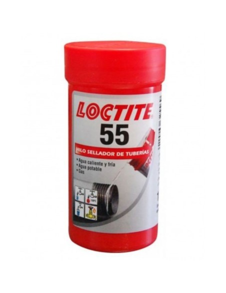 Hilo sellador tuberia Loctite 55 24x150m