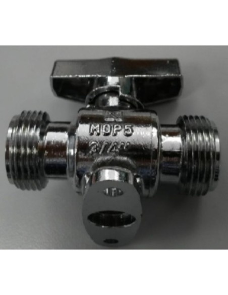 Valvula esfera gas V83 3/4" M-M