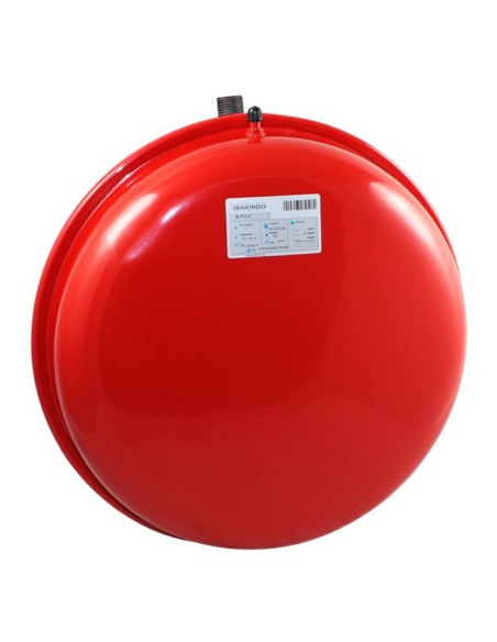 Vaso expansion circular 8 lts 324 x 121 1/2 M