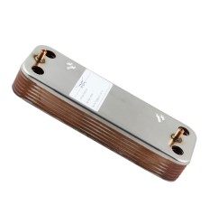 Intercambiador de placas Junkers ZW23-1 (14P) 172x40mm tornillo 172mm