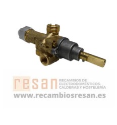 Grifo Gas Pel 21S eje 8x6,5mm L:22mm ch. izq