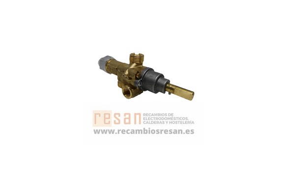 Grifo Gas Pel 21S eje 8x6,5mm L:22mm ch. izq