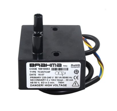 Transformador TC2STCAF 2x12Kv 50% salida vertical (terminal redondo 4mm)*