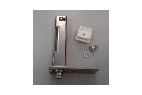 Bisagra corona cuadrada con muelle 110x75 mm