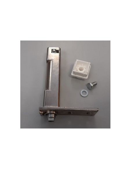 Bisagra corona cuadrada con muelle 110x75 mm