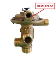 Valvula 3 vias Hergom ARCA tipo F rosca DESPLAZADA