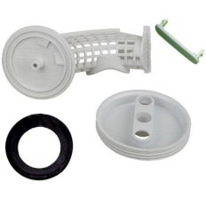 Filtro bomba lavadora Zanussi FLS1073 curvo