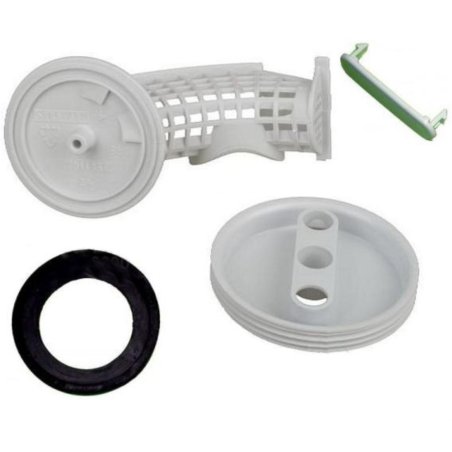 Filtro bomba lavadora Zanussi FLS1073 curvo