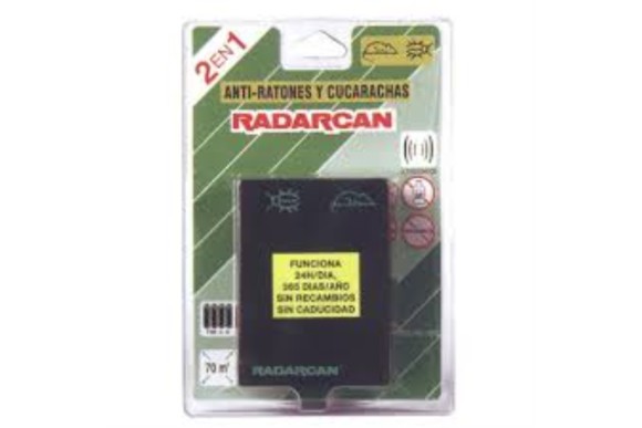 Anticucarachas y antiratones radarcan