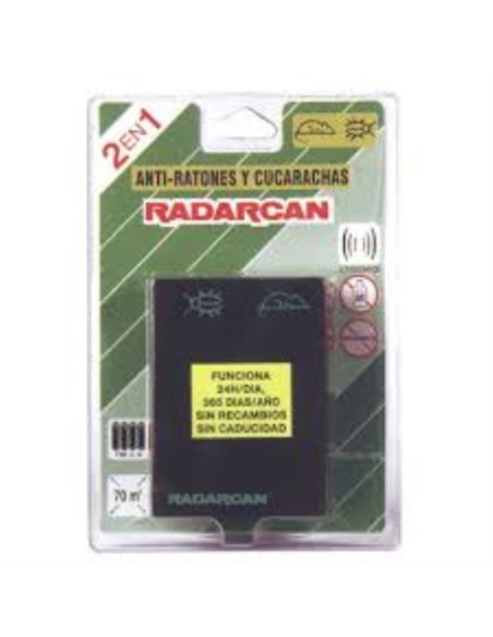 Anticucarachas y antiratones radarcan