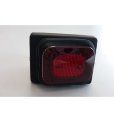 Interruptor bipolar con protector lateral rojo