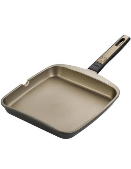 Grill Terra liso 22 cm. teflon