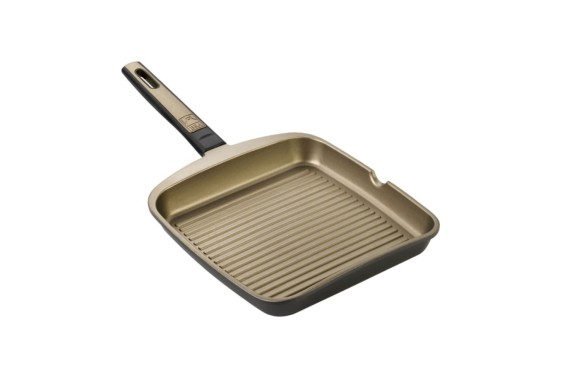 Grill Terra rayas 22 cm. teflon