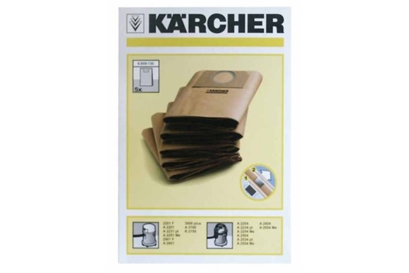 Bolsas aspirador Karcher MV3 Premium ORIGINAL 5uds
