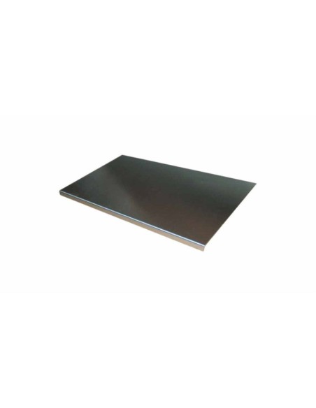 Cubreencimera vitro 605x535x15 acero lisa