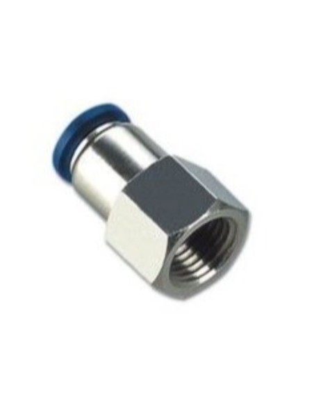 Racor directo de 1/8 a tubo 6 mm.