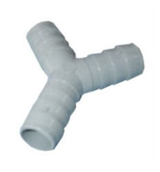 Racor union para tubo desagüe 17 mm. Y (doble)