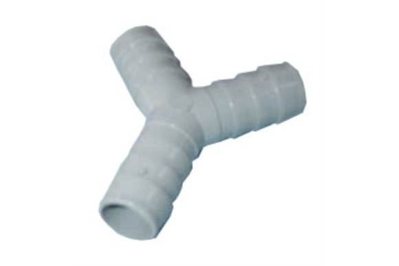 Racor union para tubo desagüe 17 mm. Y (doble)