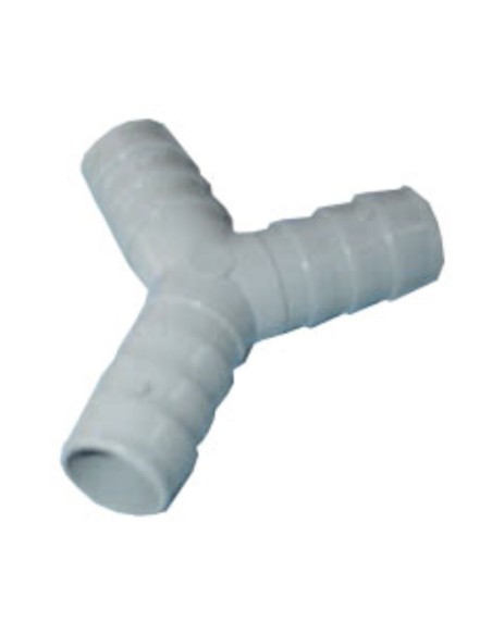 Racor union para tubo desagüe 17 mm. Y (doble)