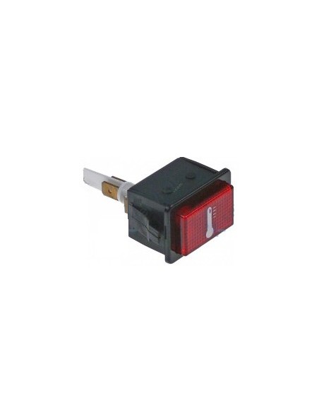 Piloto rojo rectangular Friger