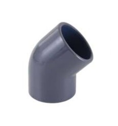 Codo PVC presion 20-45º