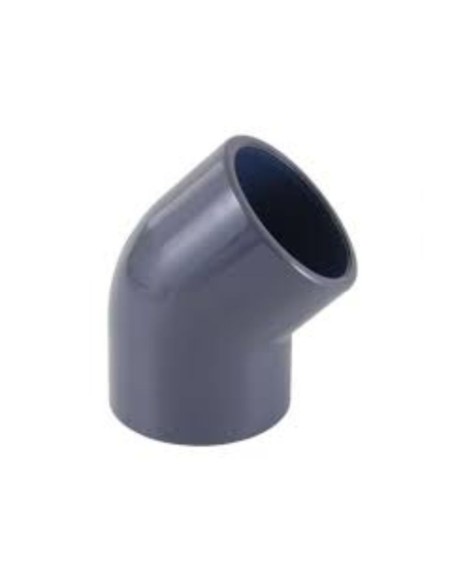 Codo PVC presion 20-45º