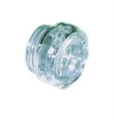 Cristal portalampara horno d:42 mm. rosca 30 mm.
