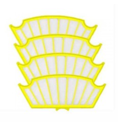 Kit 4 filtros Roomba 531 amarillo