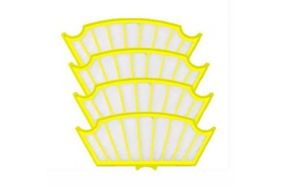 Kit 4 filtros Roomba 531 amarillo