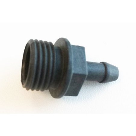 Racor salida dosificador 3/8" - tubo 6 mm.