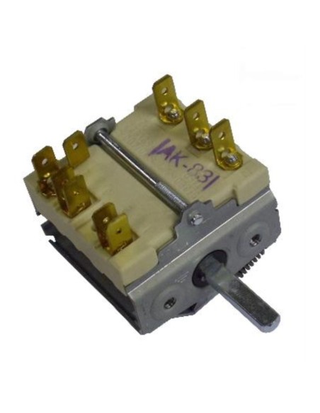 Interruptor ego 0 + 4 posciones 1CO/2NO 230v 16A