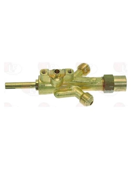 Grifo de gas Jemi doble 3/8 M8