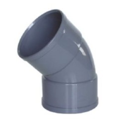 Codo PVC 40-45º HH