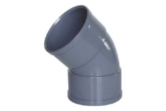 Codo PVC 40-45º HH