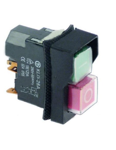 Botonera 0-1 KLD28A 2NO/A1 ro/ve (5pin)