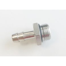 Racor portagoma 3/8" a 9 mm. niquel