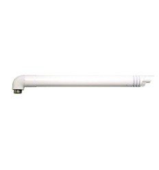 Tubo salida humos horizontal 60-100 aluminio