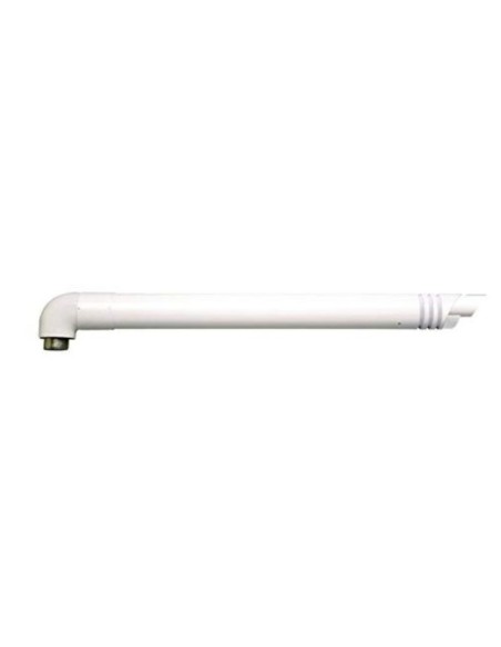 Tubo salida humos horizontal 60-100 aluminio