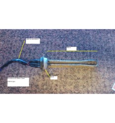 Resistencia 3U 2000W 380V L260 mm. sobre rosca 60