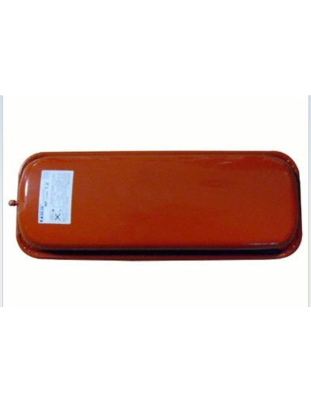 Vaso de expansion rectangular 7.5 lts., conex. 1/4