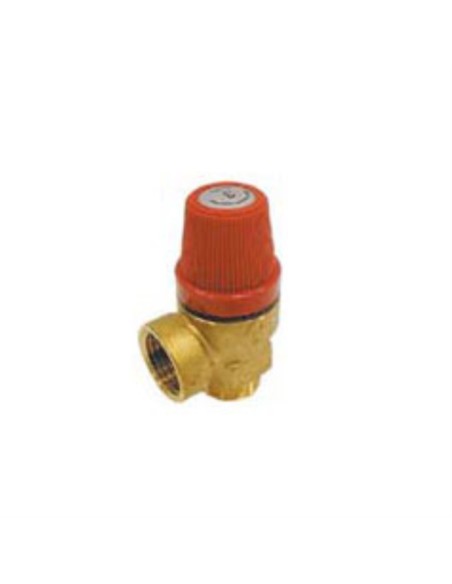 Valvula seguridad, conex. 1/2"m 8bar