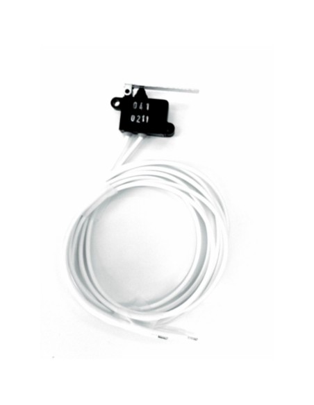 Microinterruptor Elbi izquierdo con cable blanco