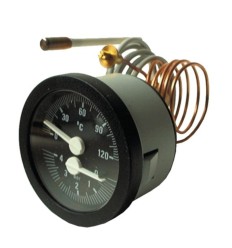 Termometro 0-4 bar, 0-120°C